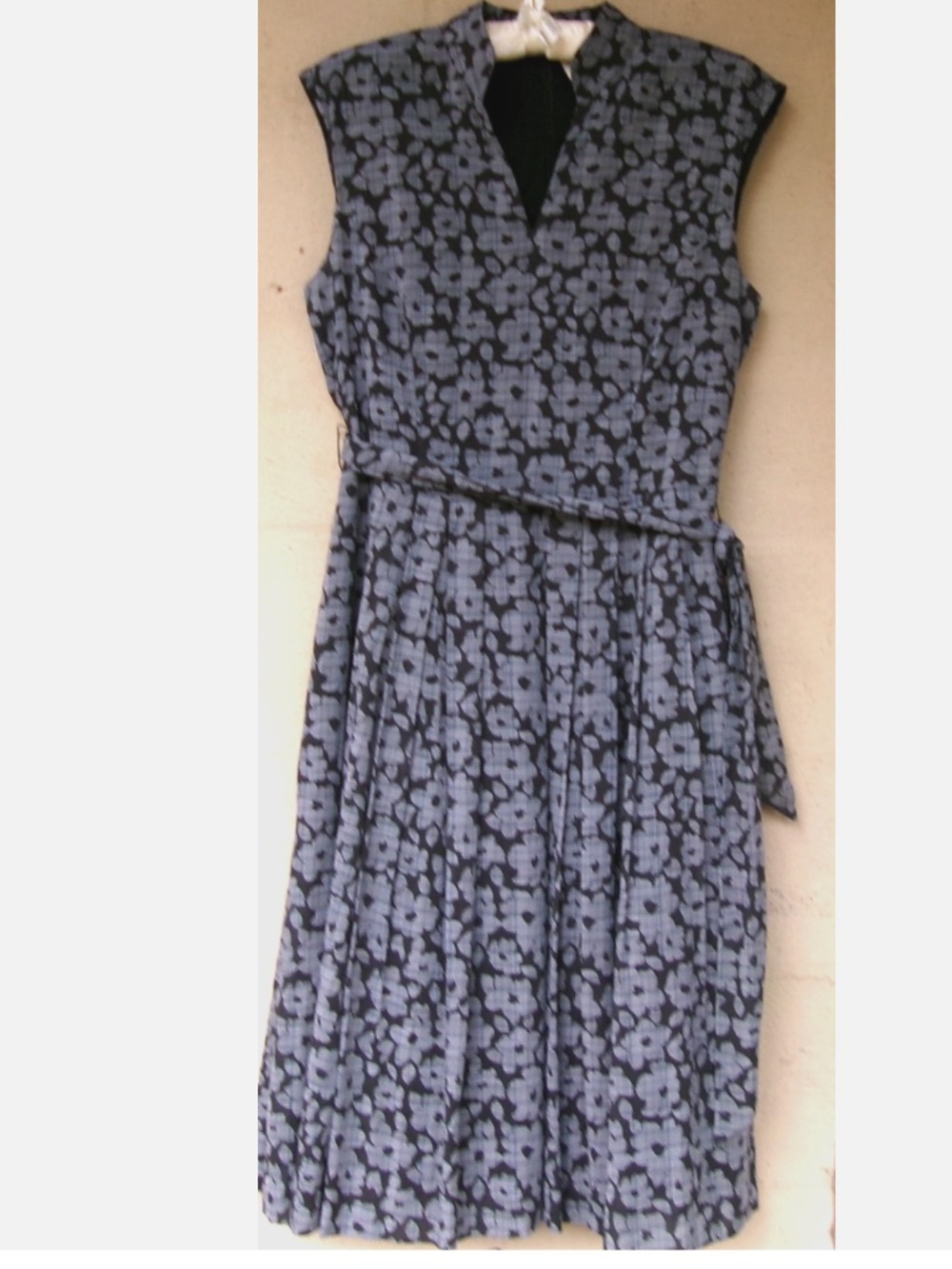 Brooks Brothers Glen Plaid Flower Cotton Dress